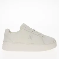 Кросівки Tommy Hilfiger Nubuck Leather Platform Court FW0FW07912-YBL - Бежевий