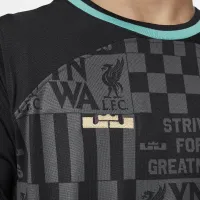 LeBron x Liverpool FC Stadium Big дитячі Nike Dri-FIT Replica Soccer Jersey колір чорний