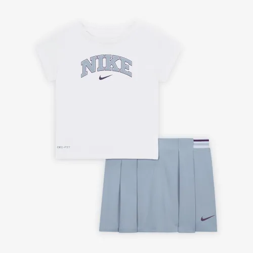 Nike Dri-FIT Prep in Your Step Baby (12-24M) Skort Set блакитний