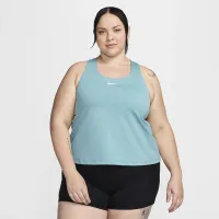 Nike Swoosh жіноча Medium-Support Padded Sports Bra Tank (великі розміри) блакитний