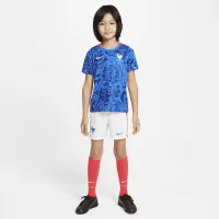 FFF 2022 Home Little детские Nike Dri-FIT Soccer Kit синий