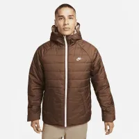 Nike Sportswear Therma-FIT Legacy чоловічі Reversible Hooded Куртка колір коричневий