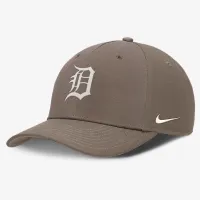 Detroit Tigers Rise мужские Nike Dri-FIT MLB Adjustable Hat цвет коричневый