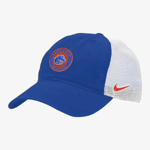 Boise State Heritage86 Nike College Trucker Hat синий