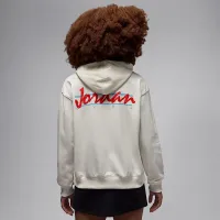 Nike Jordan Brooklyn Fleece жіноча Pullover Толстовка з капюшоном колір білий