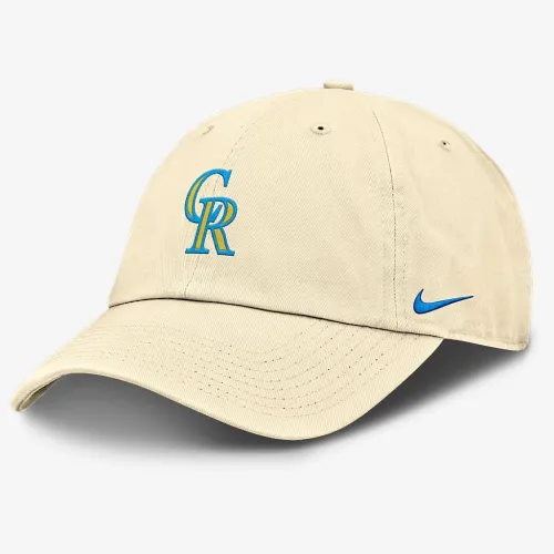 Colorado Rockies Club чоловічі Nike MLB Adjustable Hat колір білий