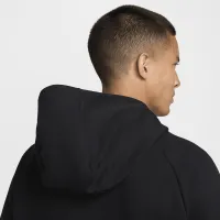 Nike Primary Fleece мужские Dri-FIT UV Pullover Performance Толстовка с капюшоном цвет черный