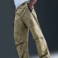 Nike Tech мужские Open-Hem Woven Pants цвет коричневый