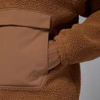 Nike Jordan Flight чоловічі High-Pile Fleece Pullover Толстовка з капюшоном колір коричневий