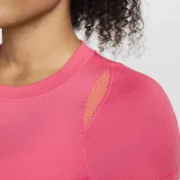 NikeCourt Advantage жіноча Dri-FIT Short-Sleeve Tennis Top Pink