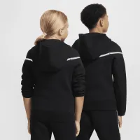 Nike Sportswear Tech Fleece Big детские (для мальчиков) Reflective Full-Zip Толстовка с капюшоном цвет черный