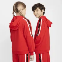 Nike Sportswear Club Big детские Pullover Knit Толстовка с капюшоном цвет красный