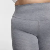 Nike One женская С высокой Талией Crop лосины (большие размеры) цвет серый