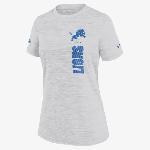 Detroit Lions Velocity женская Nike Dri-FIT NFL футболка цвет белый
