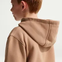 Nike Sportswear Club Fleece Pullover Little Kids Толстовка с капюшоном цвет коричневый