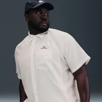 Nike SB Dri-FIT Woven Short-Sleeve Bowler Shirt колір білий