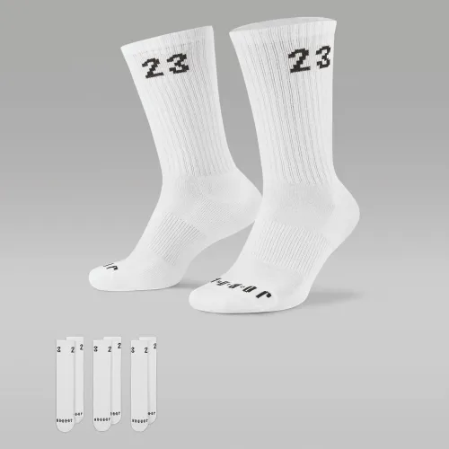 Nike Jordan Essentials Crew носки (3 пары) цвет белый