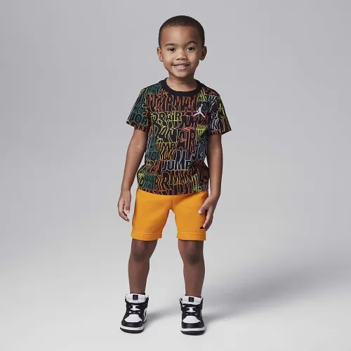 Nike Jordan Fuel Up, Cool Down Toddler шорты набор Orange