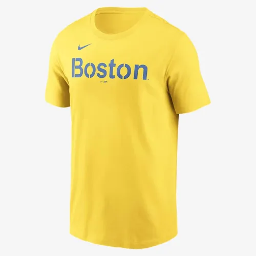 Trevor Story Boston колір червоний Sox City Connect Fuse чоловічі Nike MLB футболка Yellow