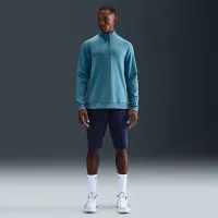 Nike Tour мужские 1/2-Zip для гольфа Top синий