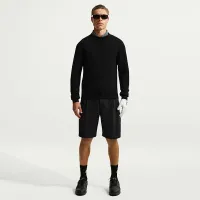 Nike Tailoцвет красный Performance мужские Crew-Neck для гольфа Crew-Neck Top цвет черный