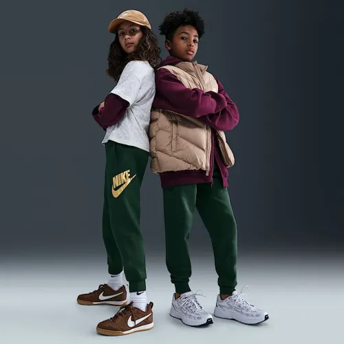 Nike Sportswear Club Fleece Big детские Joggers цвет зеленый