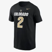 Shilo Sanders Colorado мужские Nike College Football футболка цвет черный