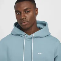 Nike Solo Swoosh чоловічі Fleece Pullover Толстовка з капюшоном блакитний