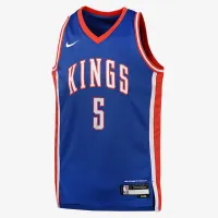 De'Aaron Fox Sacramento Kings 2024/25 City Edition Big детские Nike Dri-FIT NBA Swingman Jersey синий