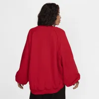 Nike Sportswear Collection жіноча оверсайз Crew-Neck French Terry світшот колір червоний