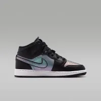 Nike Air Jordan 1 Mid SE Big дитячі Кросівки колір чорний