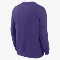 LSU Tigers Legacy Classic Arch Over Logo чоловічі Nike College Pullover Crew колір фіолетовий