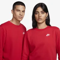 Nike Sportswear Club Fleece жіноча Crew-Neck світшот колір червоний
