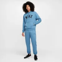 Nike Swoosh мужские Dri-FIT French Terry Pullover Fitness Толстовка с капюшоном синий