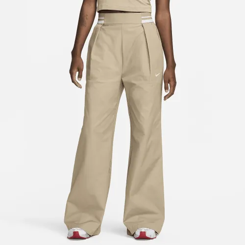 Nike Sportswear Collection женская С высокой Талией Pants цвет коричневый