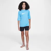 Nike Dri-FIT Big детские (для мальчиков) Short-Sleeve Hydroguard синий