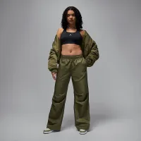 Nike Jordan Brooklyn женская Pants цвет зеленый