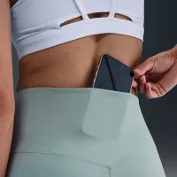Nike Zenvy женская С высокой Талией Full-Length лосины цвет зеленый