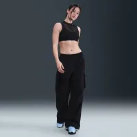 Nike Sportswear женская Mid-Rise оверсайз Woven Cargo Pants цвет черный