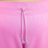 Nike Sportswear Phoenix Fleece женская С высокой Талией Joggers (большие размеры) цвет красный