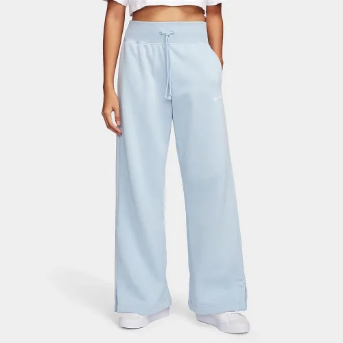 Nike Sportswear Phoenix Fleece женская С высокой Талией Wide-Leg Sweatpants синий