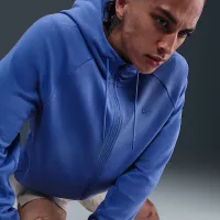 Nike Primary Fleece чоловічі Dri-FIT UV Full-Zip Performance Толстовка з капюшоном блакитний