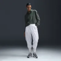 Nike Sportswear Essential женская оверсайз Long-Sleeve Polo цвет зеленый