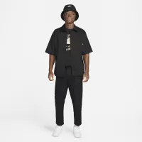 Nike Club мужские Button-Down Short-Sleeve Top цвет черный