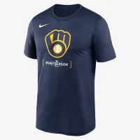 Milwaukee Brewers 2024 Postseason Authentic Collection Legend чоловічі Nike Dri-FIT MLB футболка блакитний