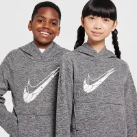 Nike Multi Stain Repel Big дитячі Therma-FIT Толстовка з капюшоном колір чорний