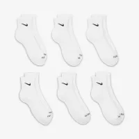 Nike Everyday Plus Cushioned тренувальні Ankle шкарпетки (6 пар) колір білий