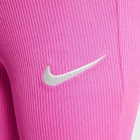 Nike Game, Swoosh, Match! Little детские Quarter-Zip Ribbed Top and лосины набор Pink