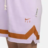 Nike Swoosh Fly жіноча French Terry баскетбольні шорти колір фіолетовий