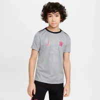Chelsea FC Academy Pro Third Big детские Nike Dri-FIT Soccer Pre-Match Top цвет серый
